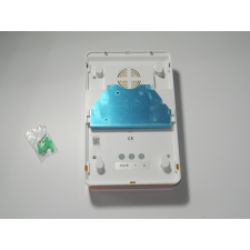 Photo sirène solaire face arrière kit NB SECUR DV20-B L 1 433Mhz solaire transmetteur téléphonique GSM et box