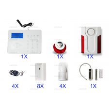 Photo kit NB SECUR DV20-B L 2 433Mhz transmetteur téléphonique GSM et box