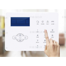 Photo face alarme NB SECUR DV20-B avec transmetteur téléphonique GSM et RTC de série